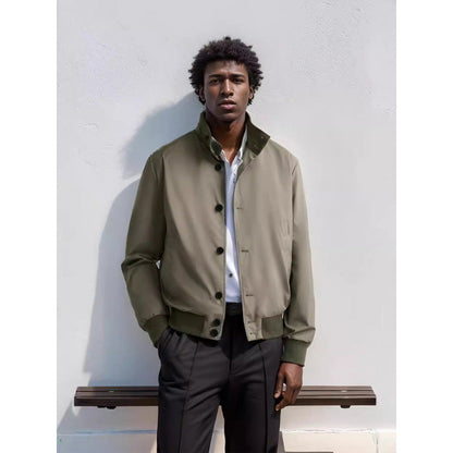 Herren Übergangsjacke Leicht Wasserabweisend Modern