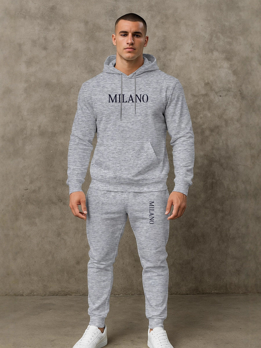 Modischer Herren Hoodie Jogginghose Set Sportlich