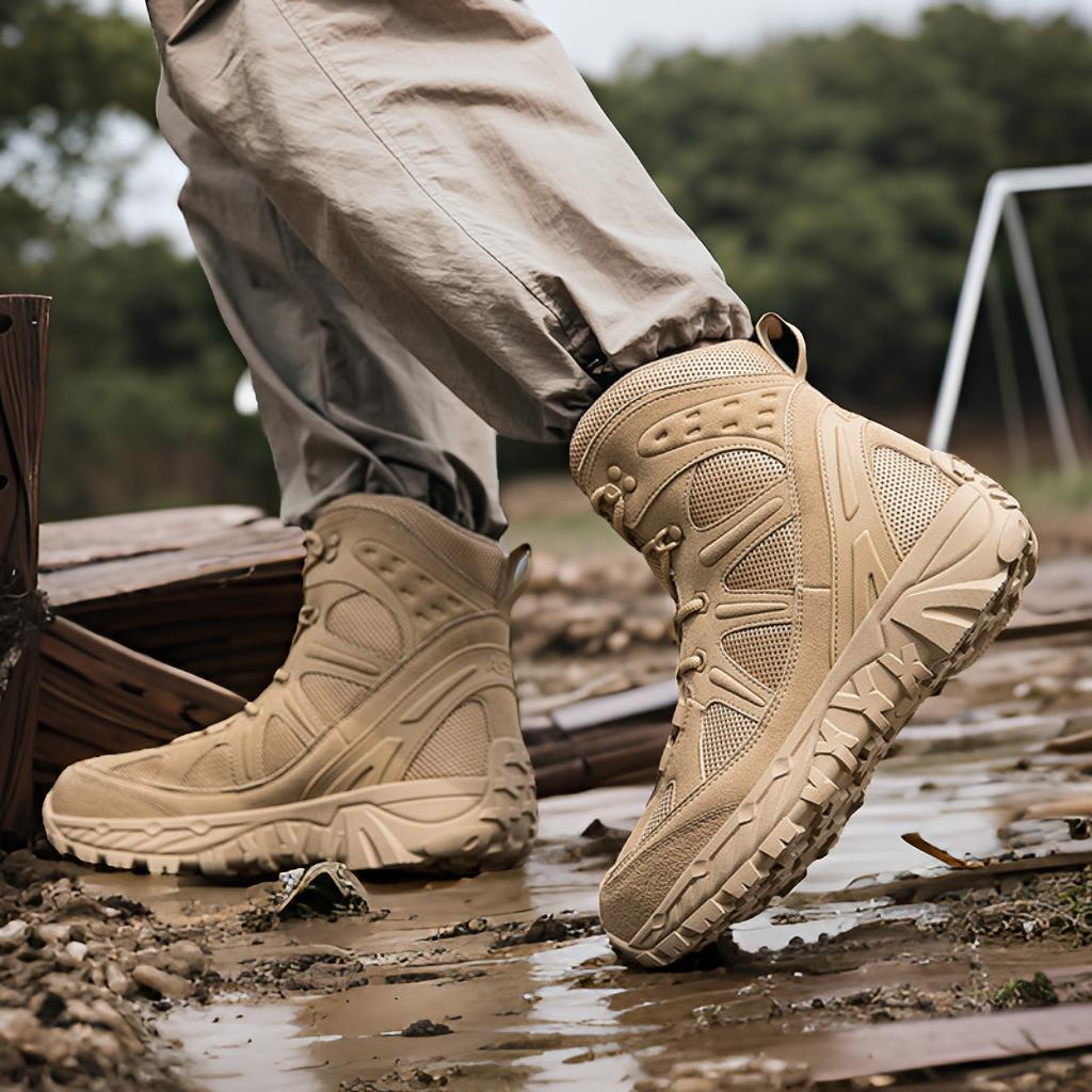 Herren Outdoor-Stiefel Wasserdicht Rutschfest Robust