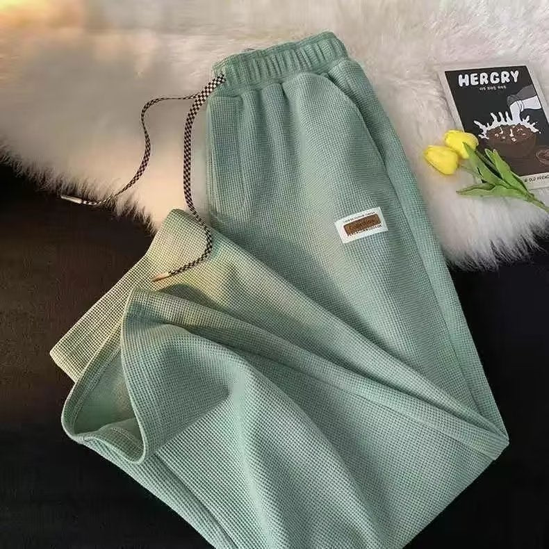 Bequeme Jogginghose Herren Waffelstruktur Sportlich