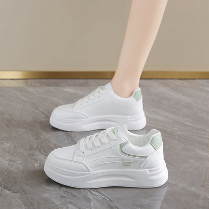 Damen Plateausneaker Hoch mit Weicher Sohle Moderne Design