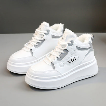 Damen Sneaker High-Top mit Weichem Innenfutter Robust
