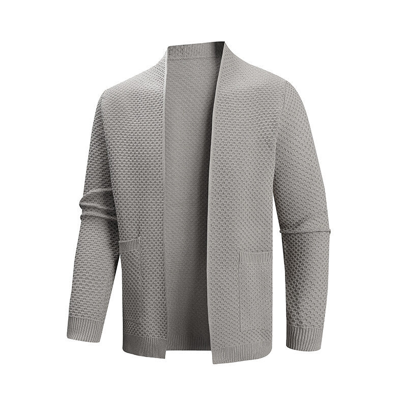 Herren Strickjacke Modern mit Taschen Großstadtchic