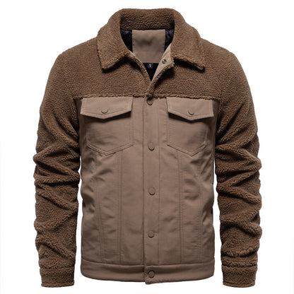 Herren Jeansjacke Gefüttert Warm Modern - BerlinGlamour