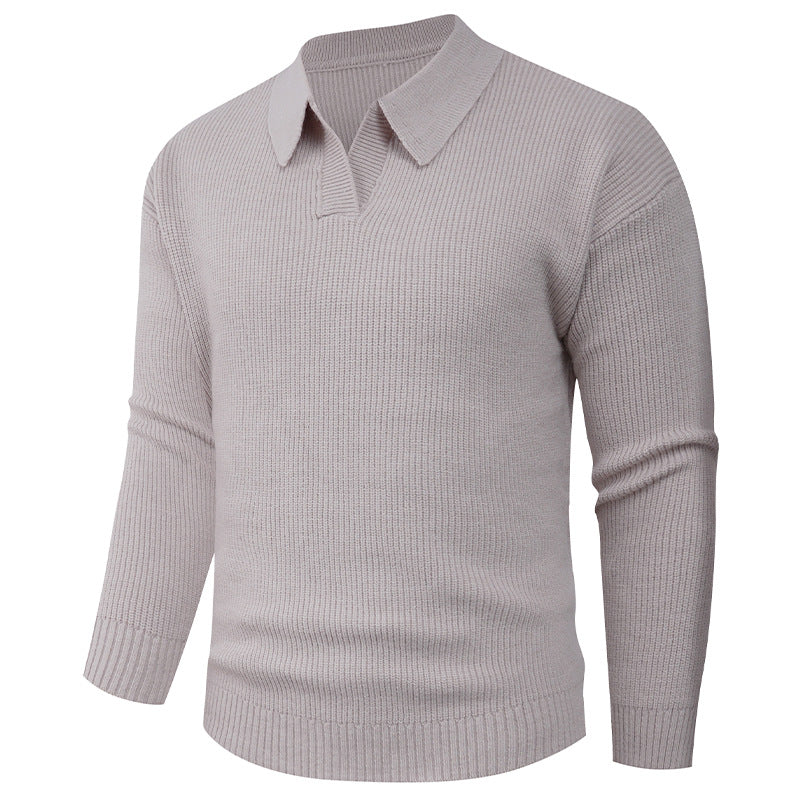 Herren Pullover Lässig Moderner Kragen