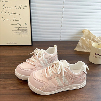 Damen Sneaker Bequem Kunstleder Weich - BerlinGlamour