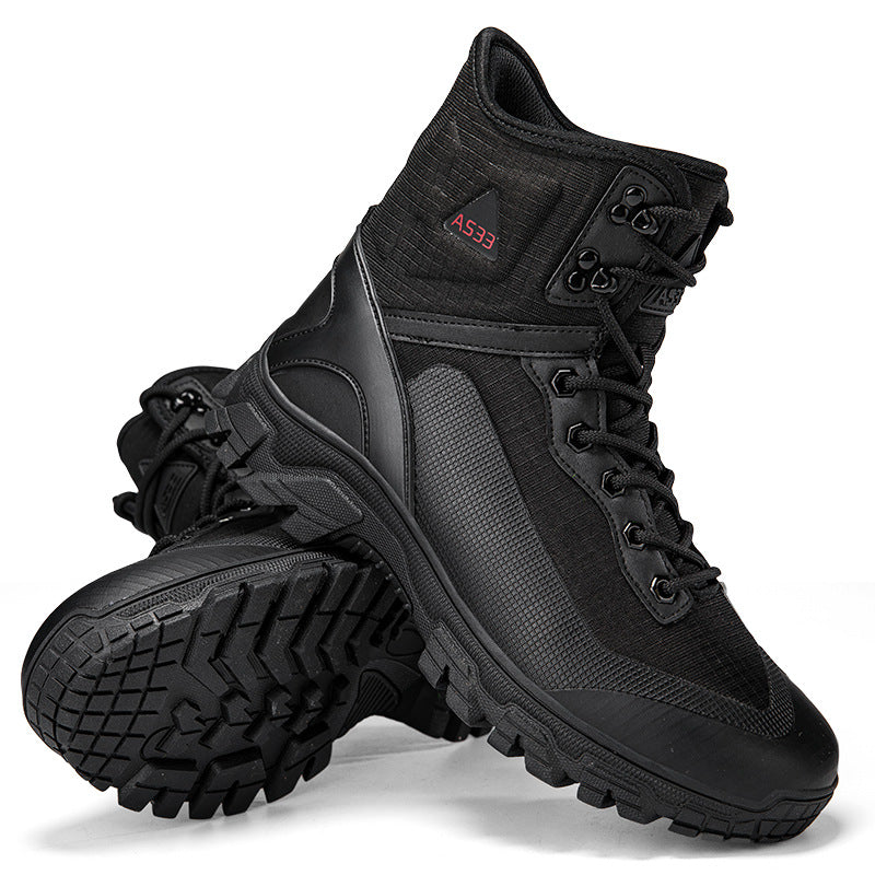 Herren Outdoor-Stiefel Knöchelschutz Rutschfest Wanderschuhe