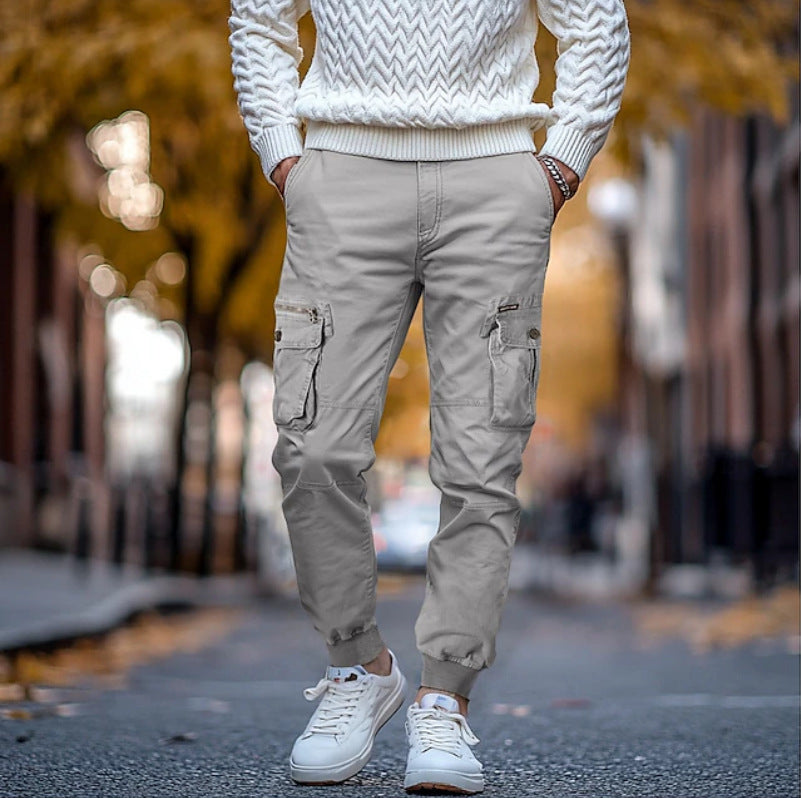 Herren Cargo-Hose Vieltaschen Flexibel Bequem