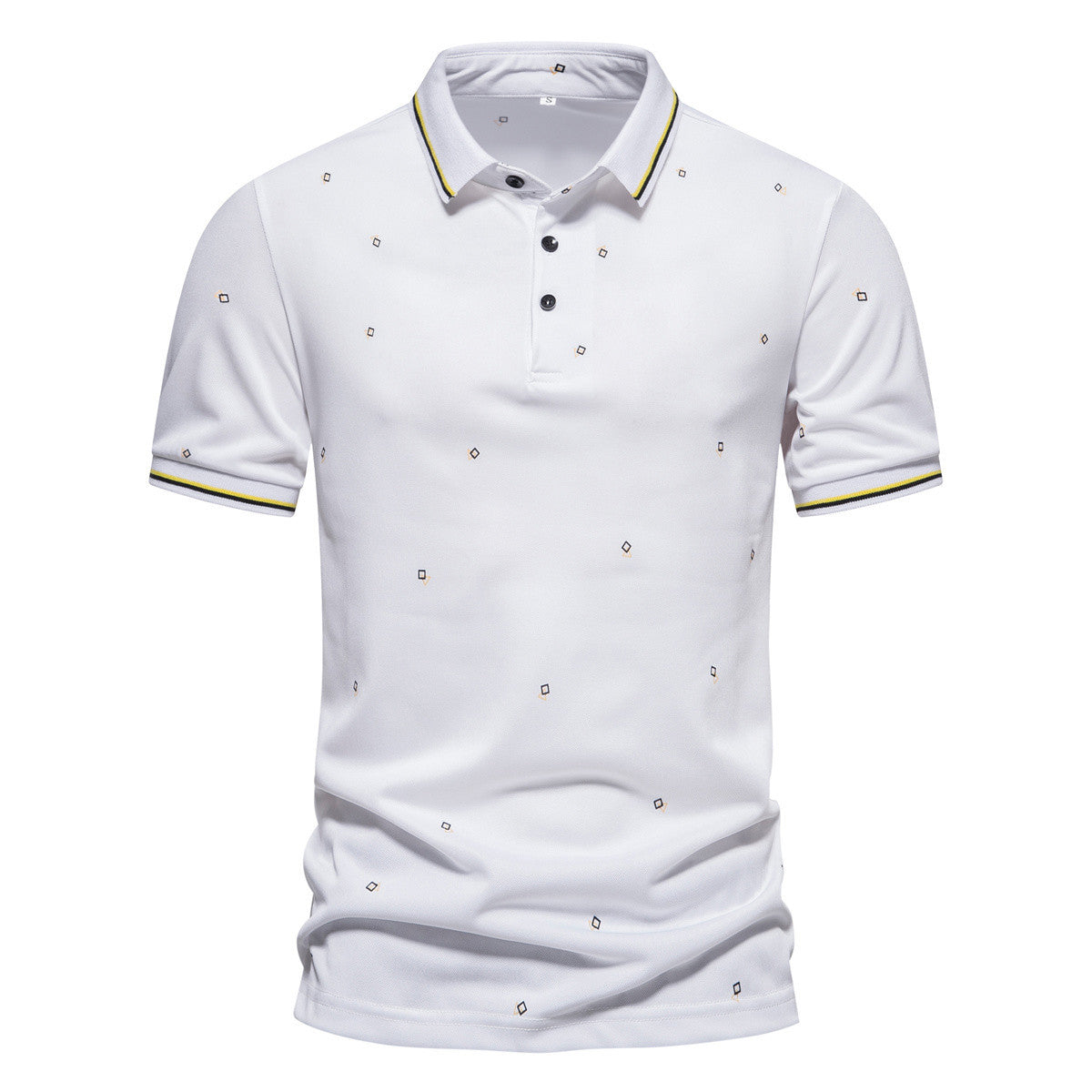 Herren Poloshirt Modern Mustered Design Berlin_Style