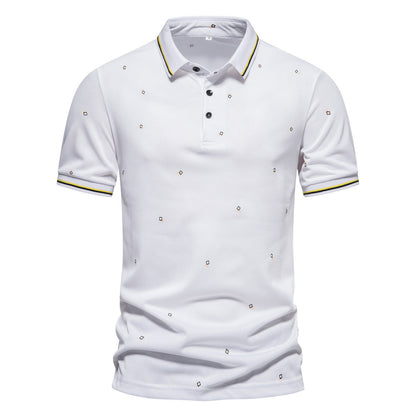 Herren Poloshirt Modern Mustered Design Berlin_Style