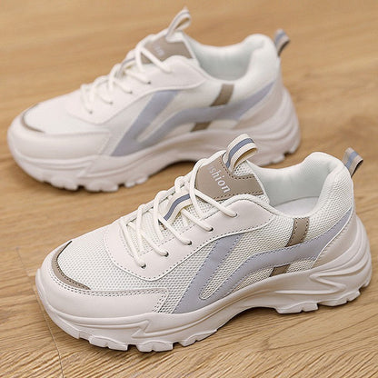 Damen Sneakers Atmungsaktiv Rutschfest Modern