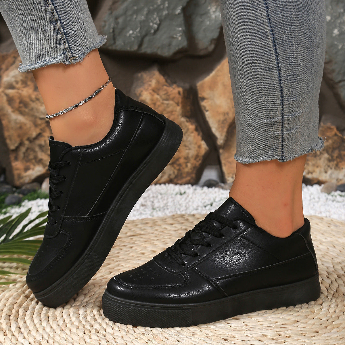 Damen Sneaker Trendy Modisch Sportlich