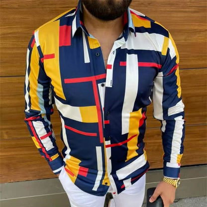 Herren Hemd mit Tierdruck Modern Elegant Berlin Style