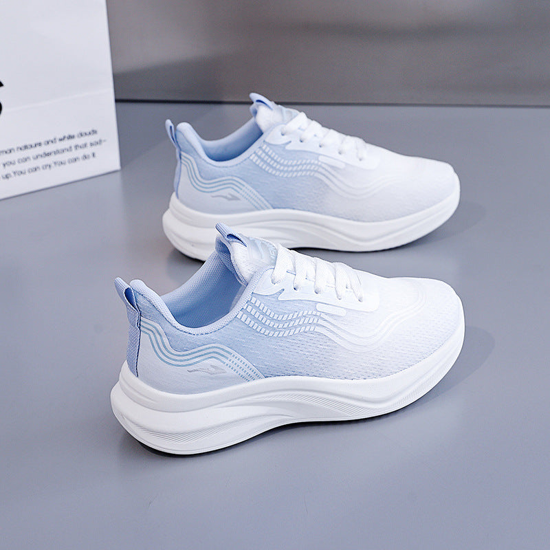 Damen Laufschuhe Atmungsaktiv Bequem Sneaker Sport