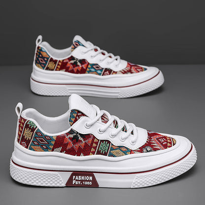 Damen Sneaker Trendy Freizeitschuhe Tribal Design