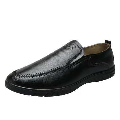 Leder Slipper Schuhe Herren Bequem Warm