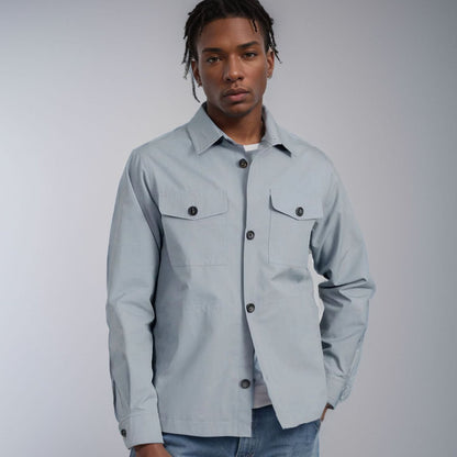 Herren Utility-Jacke Lässig Modern Mit Klappentaschen - BerlinGlamour