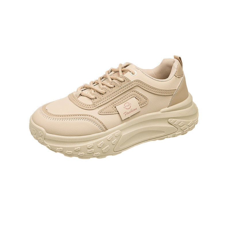Damen Sneaker Sportlich Atmungsaktiv Weiss