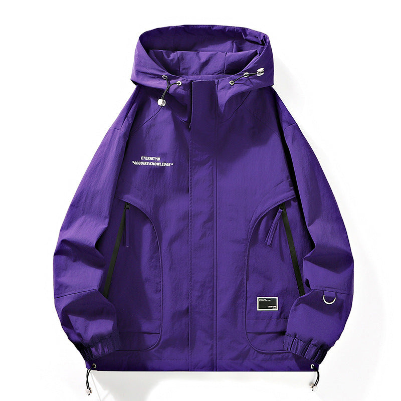 Herren Outdoor-Jacke Winddicht und Atmungsaktiv - BerlinGlamour