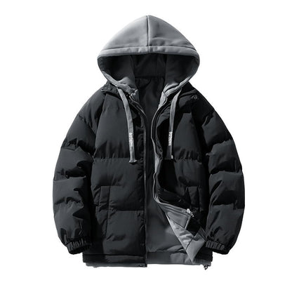 Herren Outdoor-Daunenjacke Sportlich Wasserdicht Mit Kapuze