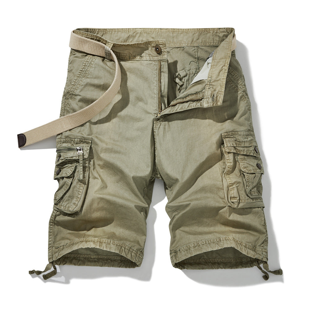 Herren Cargo Shorts Vielseitig Funktionstaschen Verstellbar