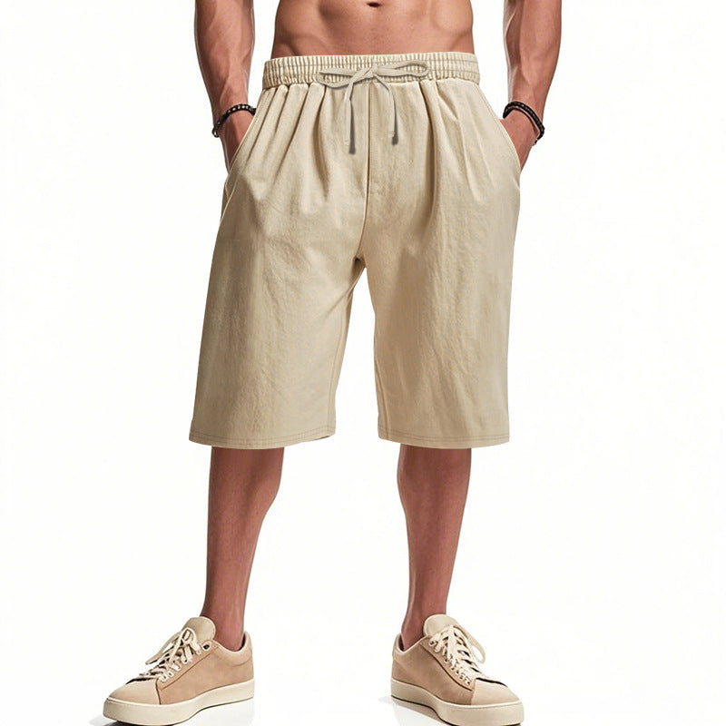 Herren Cargo Shorts Bequem Elastisch Große Taschen