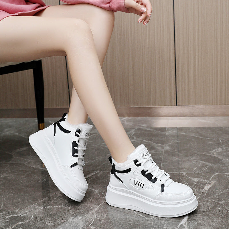 Damen Sneaker High-Top mit Weichem Innenfutter Robust