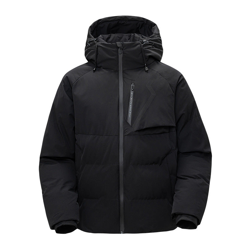 Herren Daunenjacke Isolierend Wasserdicht mit Kapuze