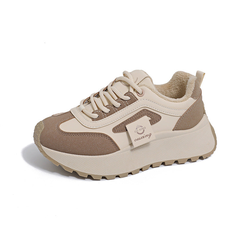 Damen Sneaker Chunky Weite Passform Bequem