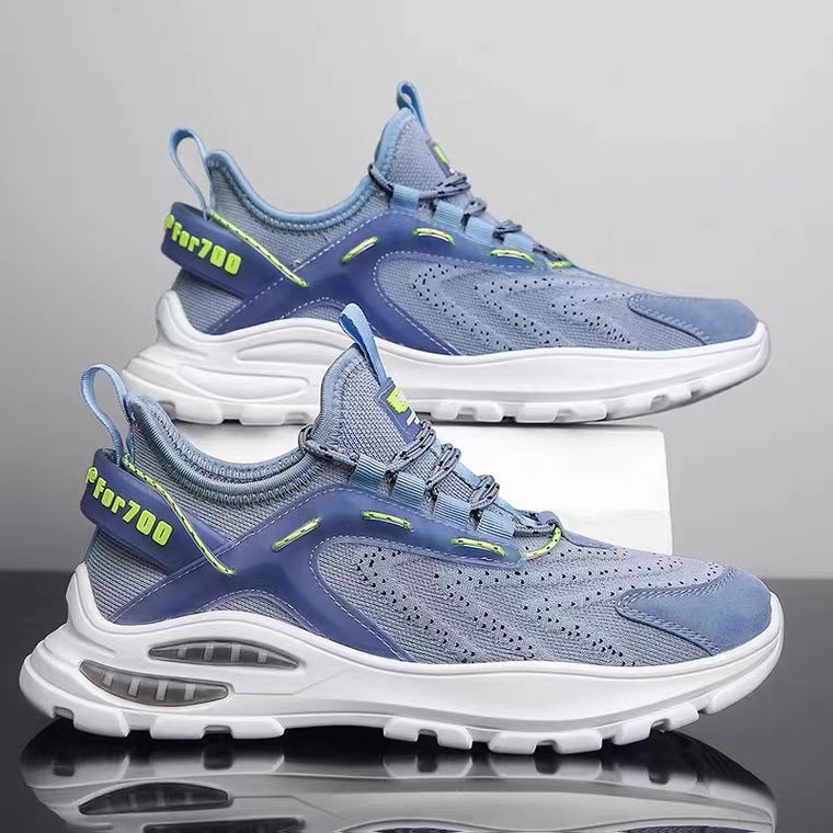 Damen Sneaker Sportlich Atmungsaktiv Mesh Oberfläche