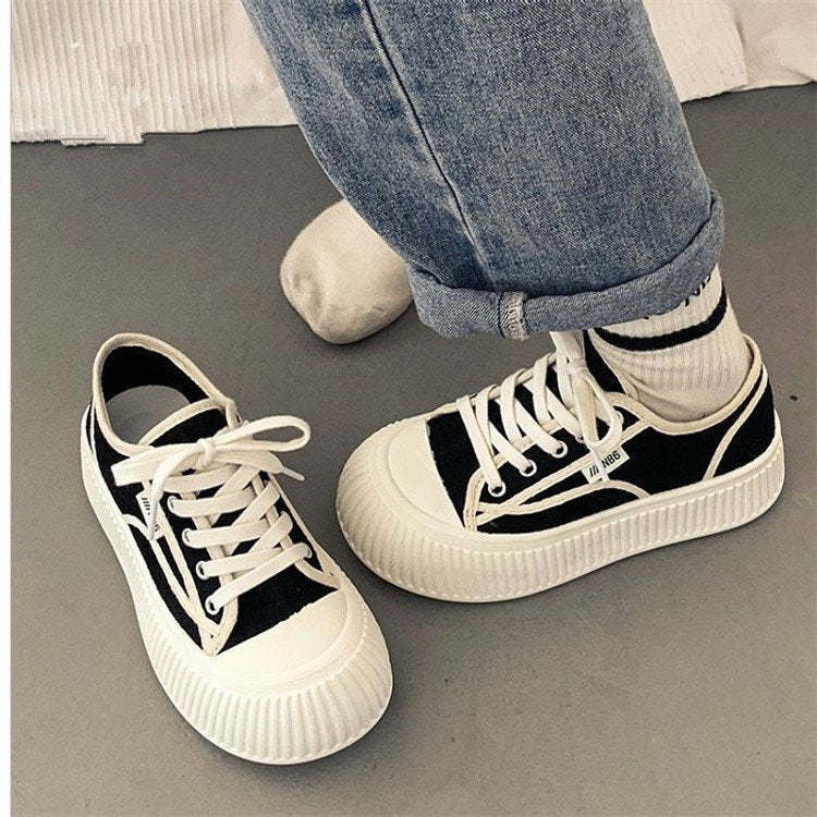 Damen Sneaker Plattform Bequem Dämpfung Elegantes Design