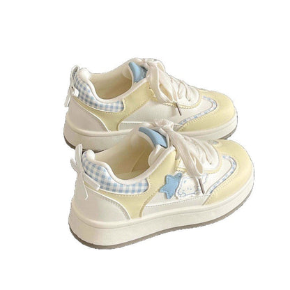Damen Sneaker Chunky Bequem Komfortabel Weite Passform