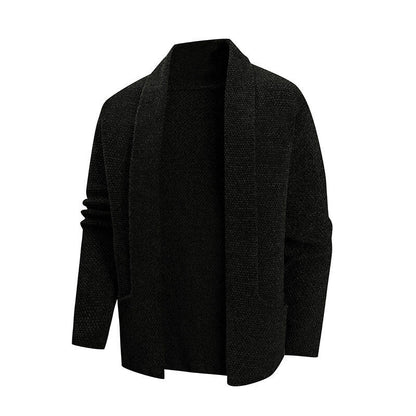 Herren Strickjacke Modern Offener Kragen Praktisch