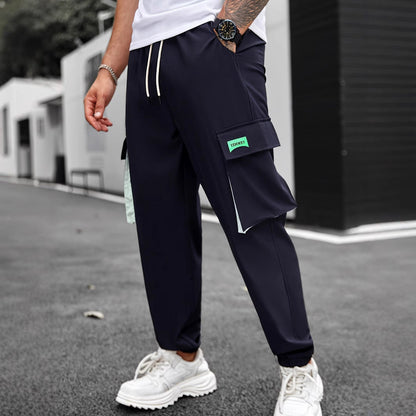 Herren Cargo-Hose Sportlich mit Taschen Bequem - BerlinGlamour
