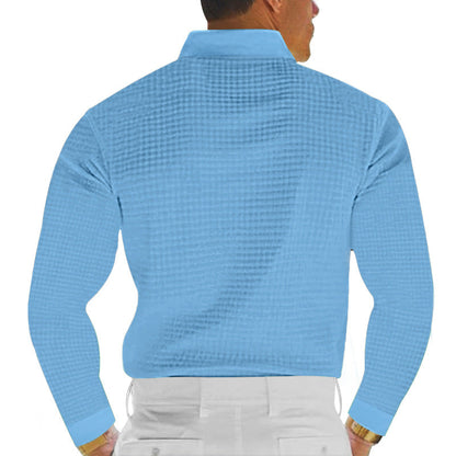 Herren Polohemd Gestreift Modern Berlin Style