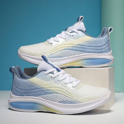Damen Sneaker Leicht Fitnessschuhe Atmungsaktiv