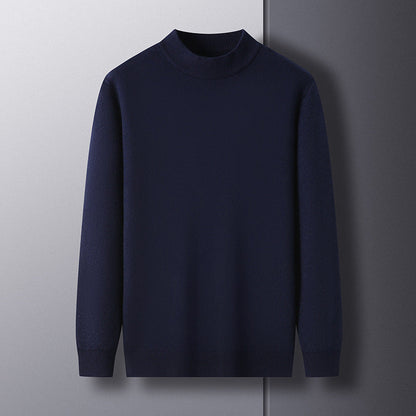 Herren Strickpullover Elegante Moderner Stehkragen