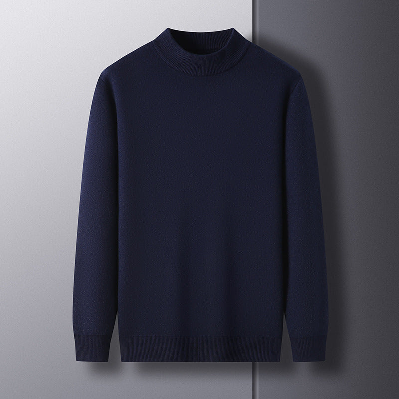 Herren Rollkragenpullover Fein Baumwolle Qualität Made