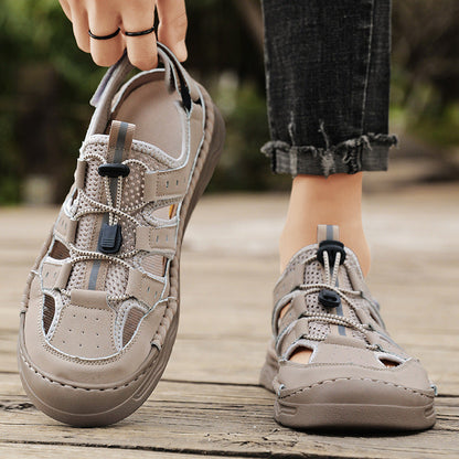 Damen Trekking-Sandalen Atmungsaktiv Bequem Schnellschnürsystem