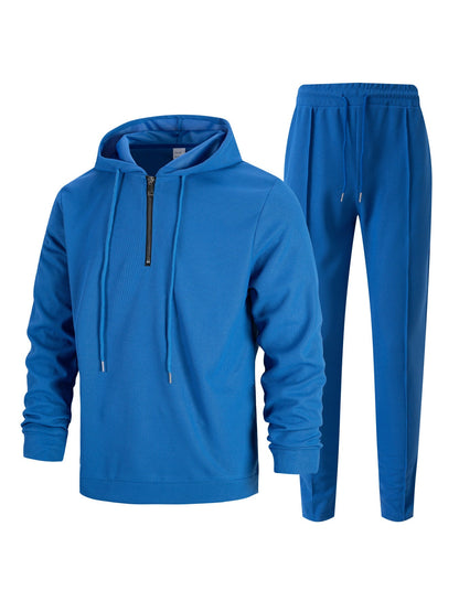 Herren Sportset Hoodie und Jogginghose Atmungsaktiv Modern