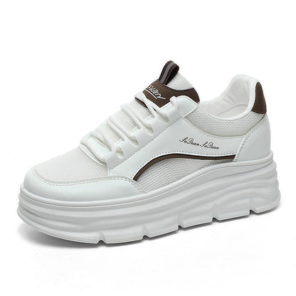 Damen Sneaker Plattform Schuhe Bequem Flexibel