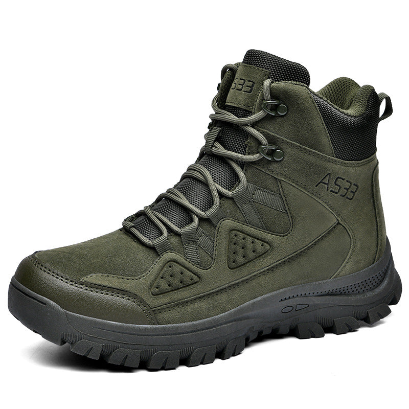 Herren Outdoor-Stiefel Hoch Knöchel Rutschfest Wasserfest