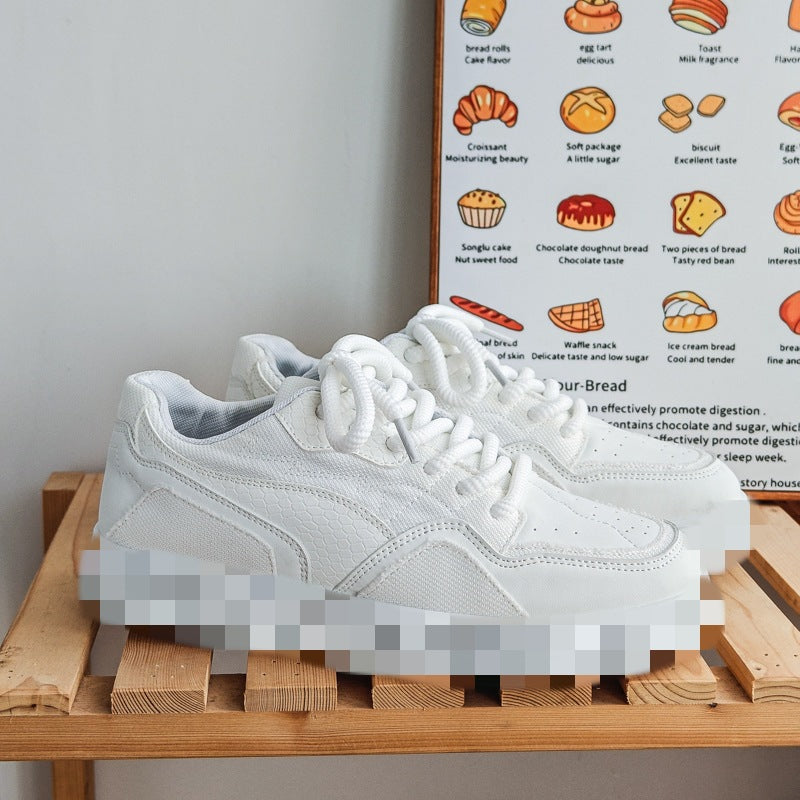Damen Sneaker Hohe Plattform Atmungsaktiv Modisch