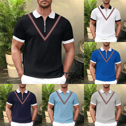 Herren Polohemd Kurzarm Modern Farben