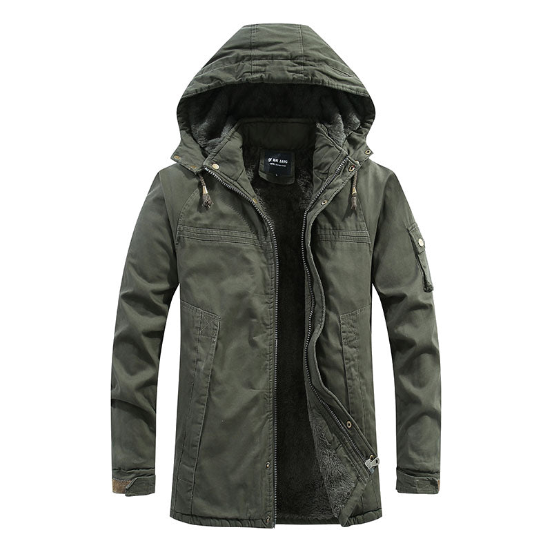 Warme Winterjacke mit Kapuze Isoliert Robust - BerlinGlamour