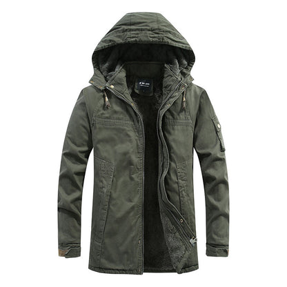 Warme Winterjacke mit Kapuze Isoliert Robust - BerlinGlamour