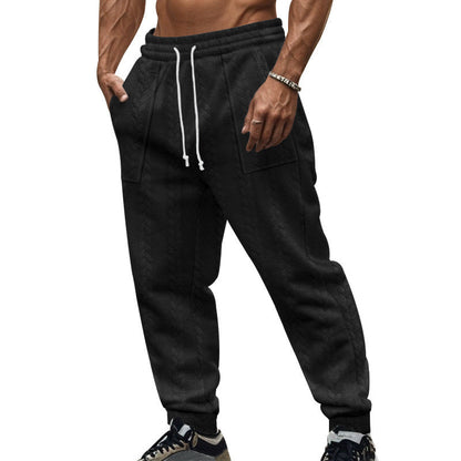 Herren Trainingshose Bequem mit Taschen und Kordelzug