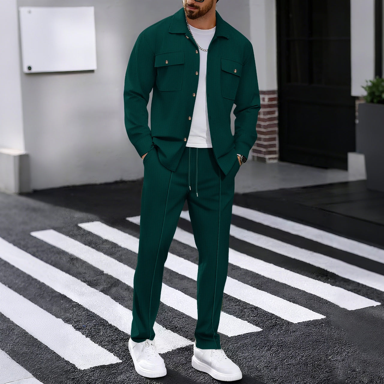 Herren Jogginganzug Set Sportlich Modern Urban