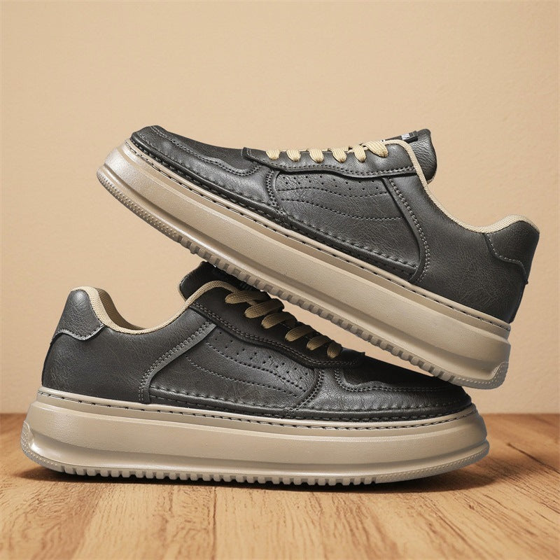Damen Sneaker Hochwertig Leder Weich Laufsohle Damen Schuhe