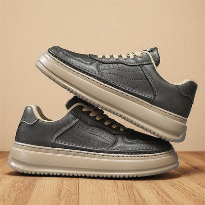 Damen Sneaker Hochwertig Leder Weich Laufsohle Damen Schuhe